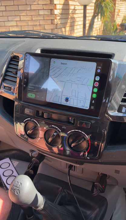 Toyota Fortuner/Hilux (2005-2015) 9" Wireless Apple Carplay & Andriod Auto