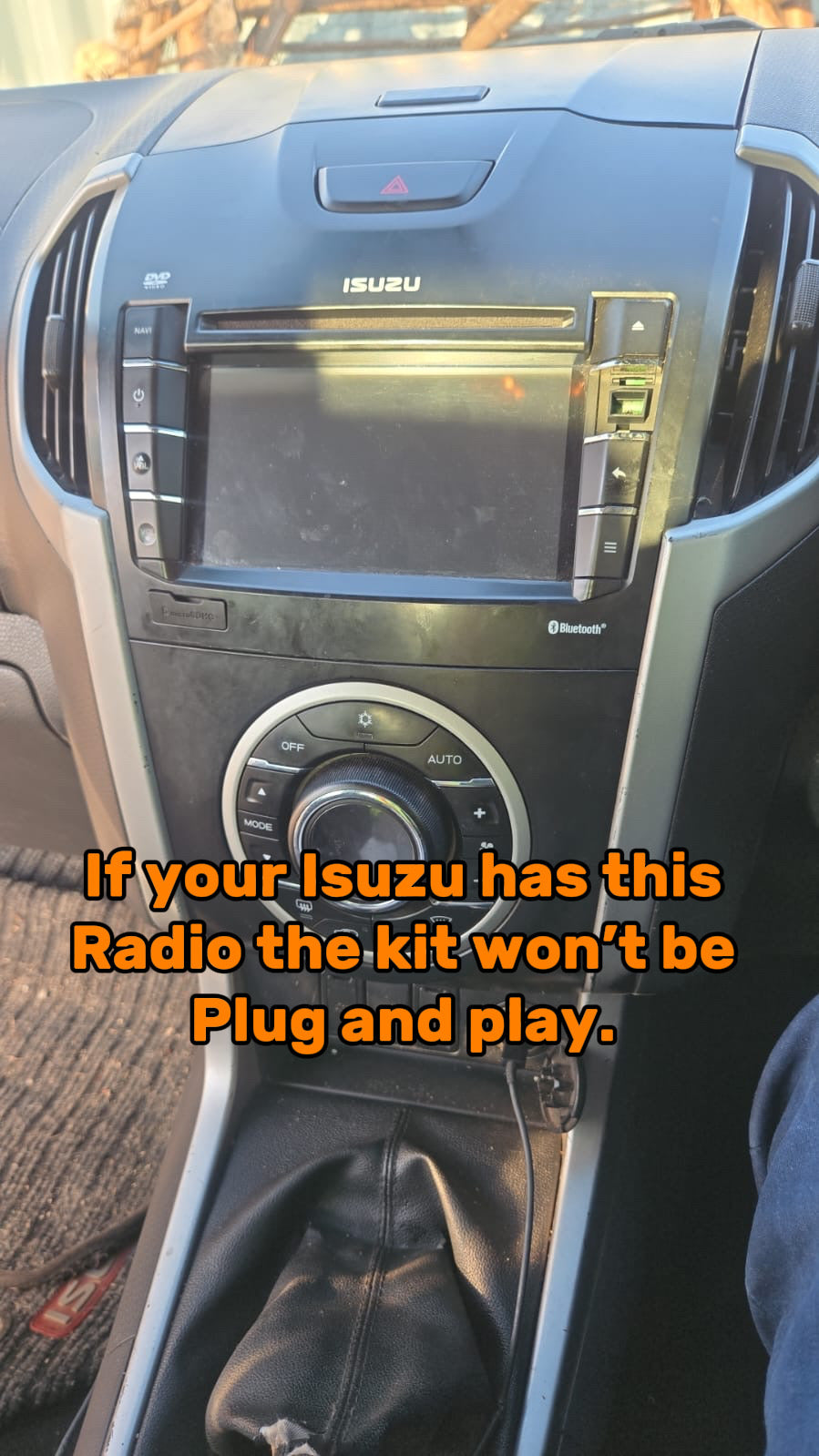 Isuzu D-Max/KB/MuX (2012 - 2021) 9"Wireless Apple CarPlay & Android Auto