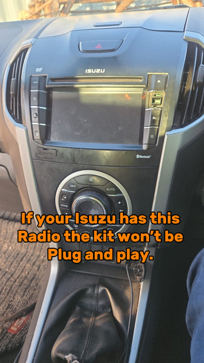 Isuzu D-Max/KB/MuX (2012 - 2021) 9"Wireless Apple CarPlay & Android Auto